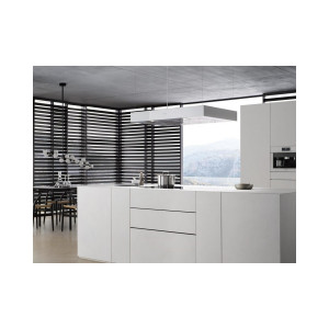 Miele DA 6700 D BRWS Beyaz Aura Edition Ada Tipi Davlumbaz #2